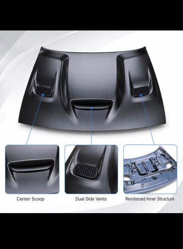Hellcat hood all dodge