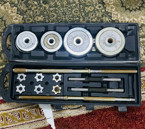  dumble bar Full Set150+Free chair 