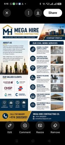 sub contractor of civil constructio