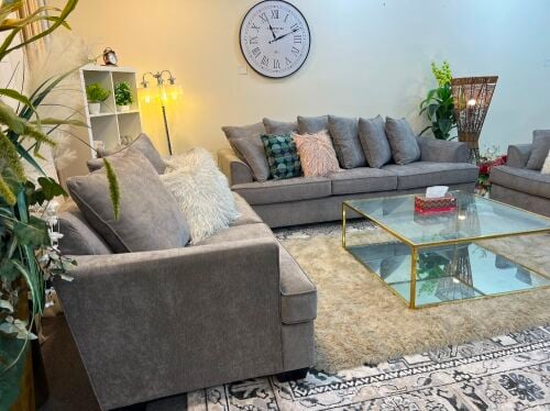 Luxurious midas 7 seater 3+2+2 sofa