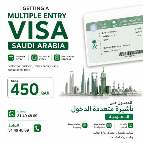 Tourism  multiple entries Saudi 