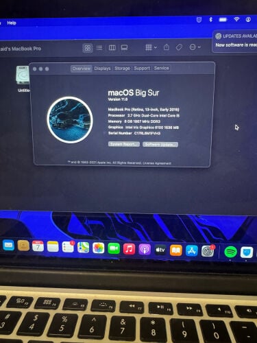 ماك بوك برو بمعالج إنتل