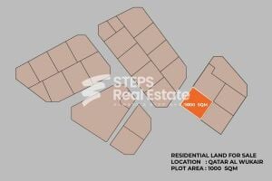 أرض فيلا سكنية للبيع في الوكير