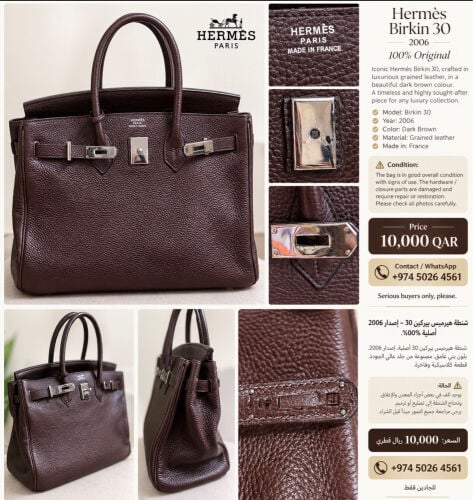 Hermès Birkin 30 – 2006 | Original