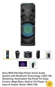 Sony MHC-V50D Speaker