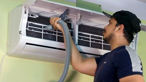Air conditioner maintenance, repair