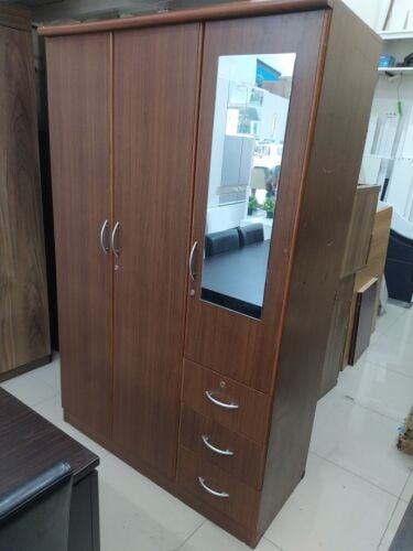 three door cabinet