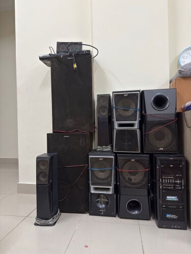 jvc and sony big amplifier