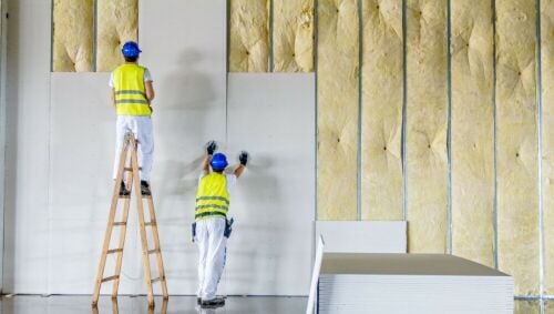 Gypsum Board Partition Installation