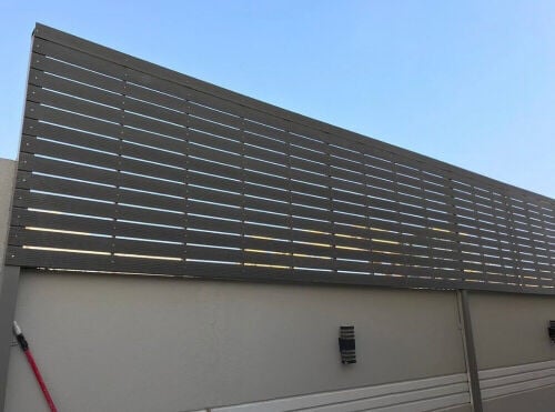 car parking a d fencing work