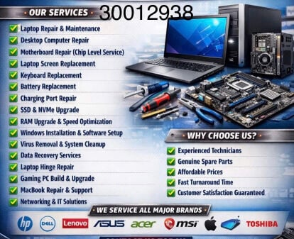 computers and laptops service