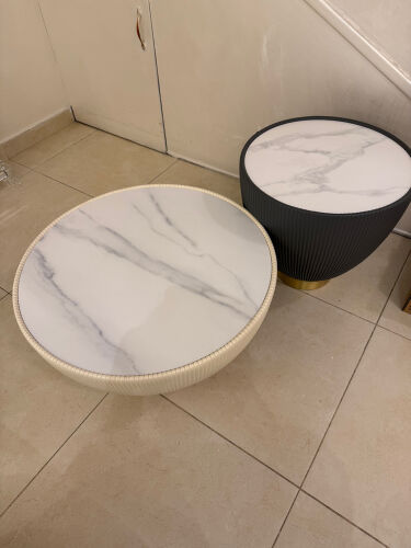 leather and marble design tables