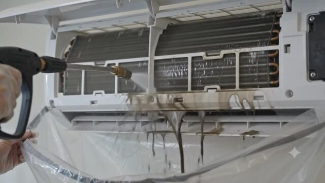 Air conditioner cleaning AC service