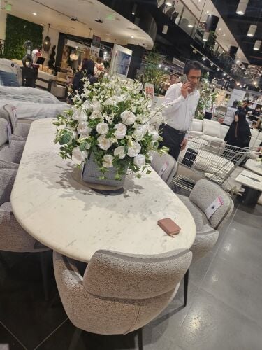 Marble dining table