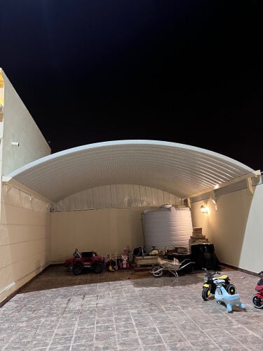 carparking and metal work