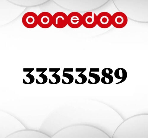 رقم اوريدو جديد 333535