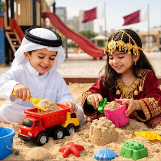 رمل للاطفال