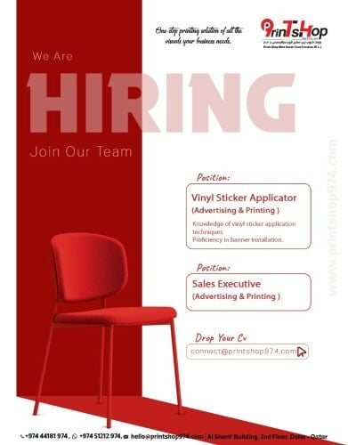 Hiring for Printing Company