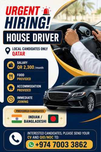 House Driver (Indian/Bangladeshi)