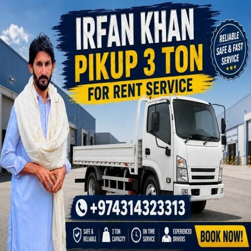 3-Ton Pickup for Shifting & Cargo |