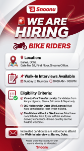 Bike Riders Hiring !