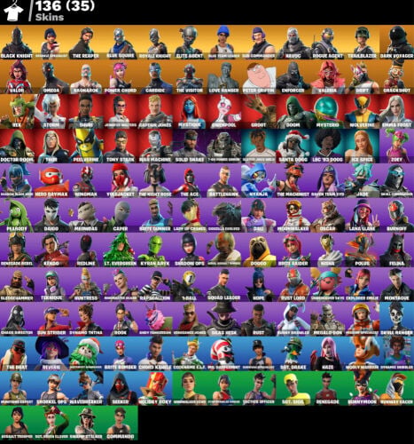 حساب فورت نايت نادر