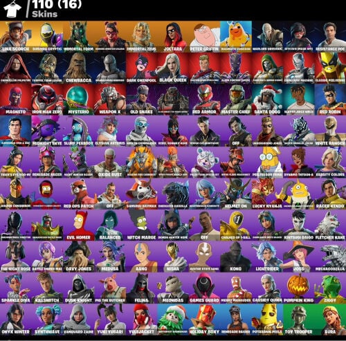 حساب فورت 110 سكنات