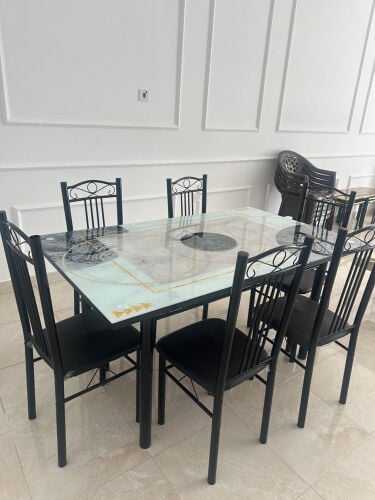 Dining table with 6 chairs