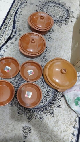 أطباق وصحون مغربية تقليدية مزخرفة