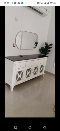 Dining table, dressing table and