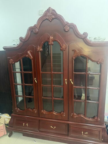 dishes and cup cabinet