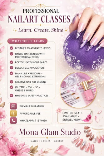 Nail-Lashes & Makeup classes 
