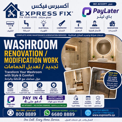 Bathroom Renovation & Modification 
