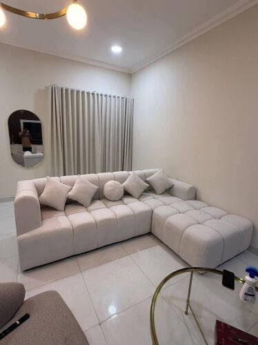 Beautiful L-shape sofa available
