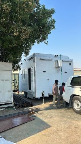 caravan toilet kitchen
