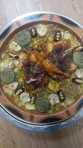 professional chef Moroccan Dish