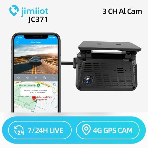 jimi JC371 Car Dashcam 3 Cam Gps