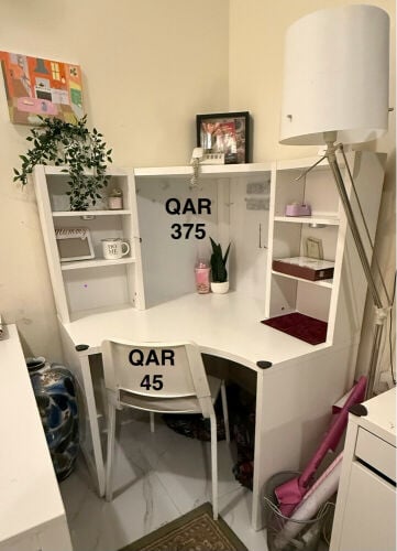 IKEA Desk, Table, Chairs 
