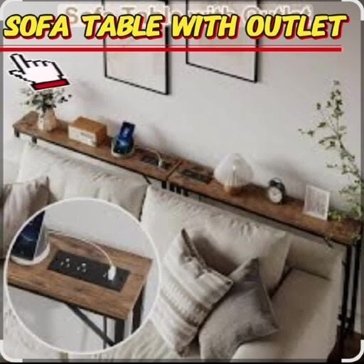Behind the Couch Table "CONSOLE"