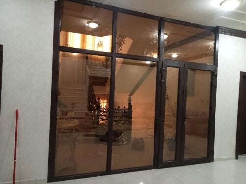 Aluminum upvc glass
