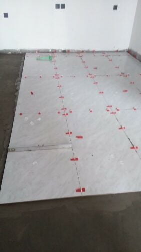 Tile and marble installation