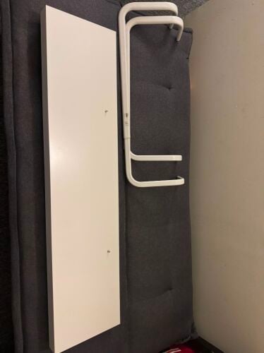 Dark Grey Convertible Sofa + IKEA F
