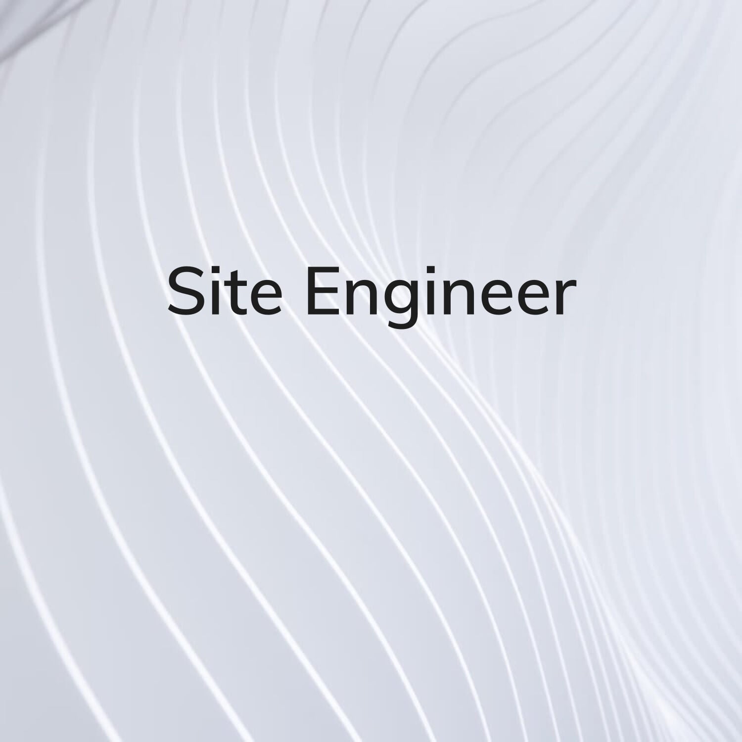 Site Engineer 