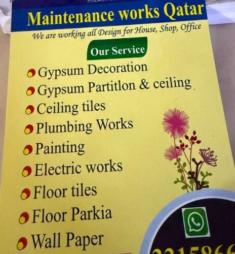 Maintenance work Qatar