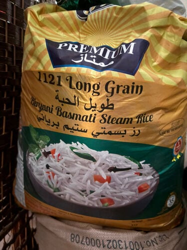 basmati rice and sugar