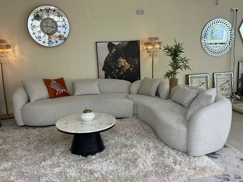 Luxurious modular L shape sofa 