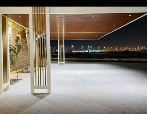 stylish fabric carshade & fence