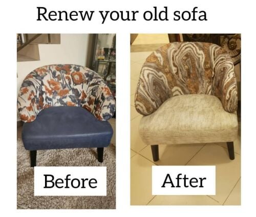 curtain and sofa making, upholstery