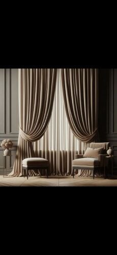 New luxury model waby Window Curtai
