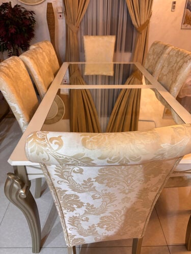 home center dining table & 8 chairs